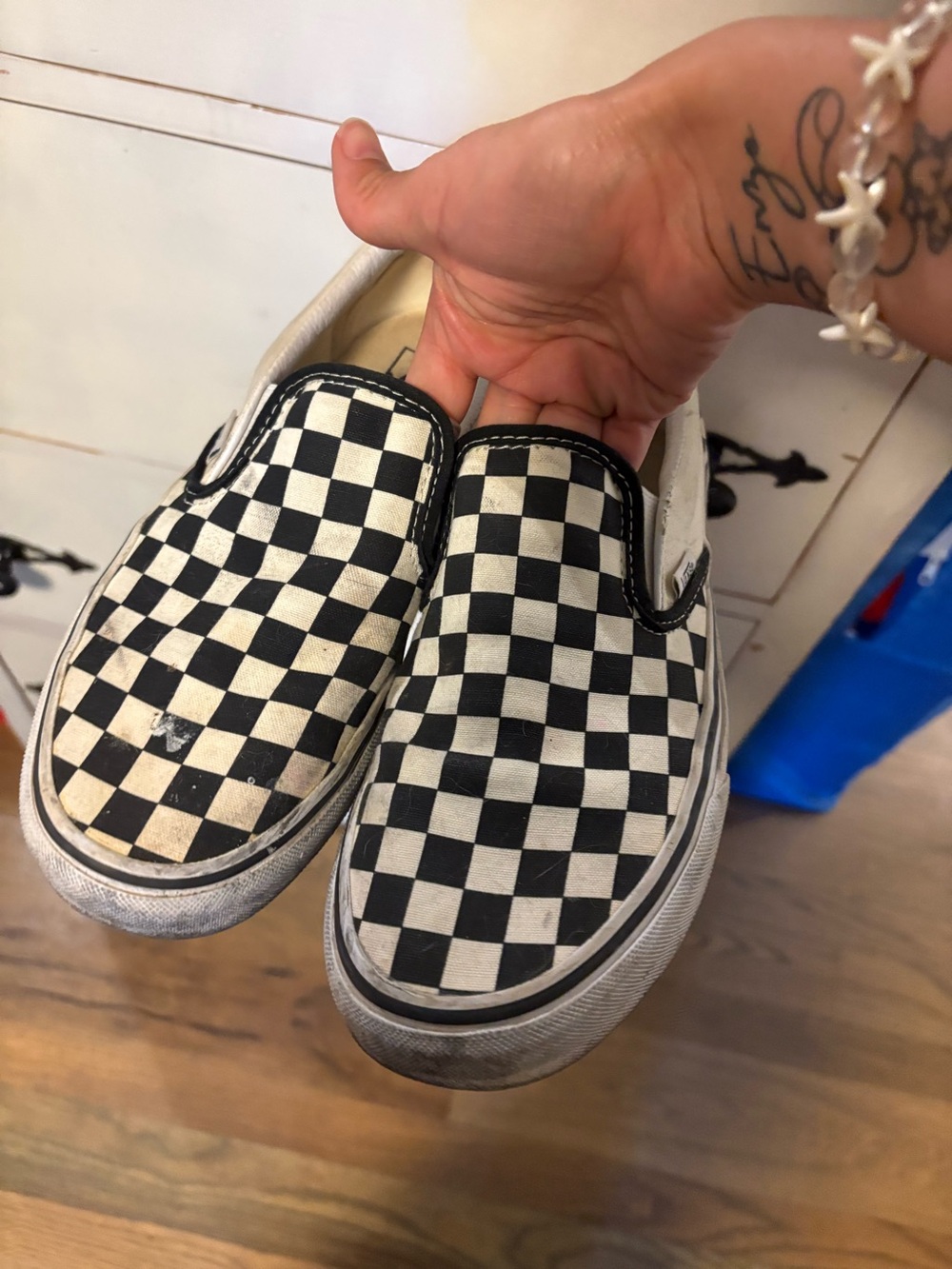 Checkered vans